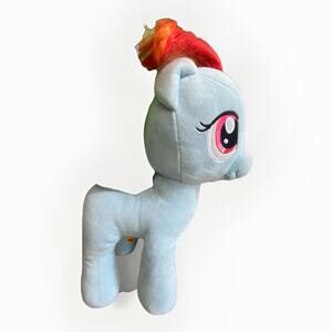 My Little Pony Build-A-Bear Workshop BAB BABW Rainbow Dash Stuffed Plush 16" EUC